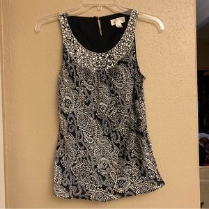 Ann Taylor Loft Beaded Tank
